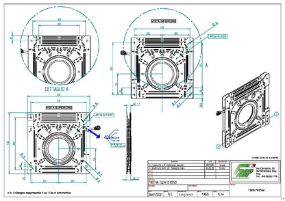 FASP Fiat Ducato, Boxer, Relay Single Seat Swivel Base (2007 Onwards)