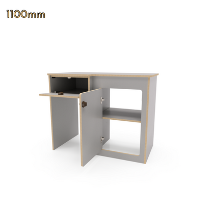 Universal Laminated Ply Side Cabinet With Fridge Pod