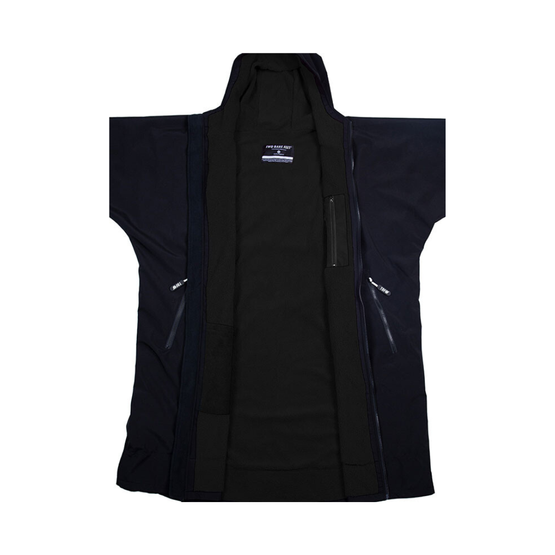 Waterproof Changing Robe with Travel Bag - Black Robe
