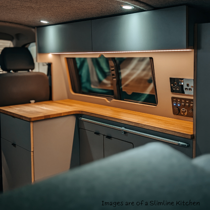 Ford Transit Slimline 130 Campervan Kitchen interior