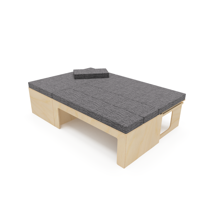 Plain Ply L Shaped Universal Bed