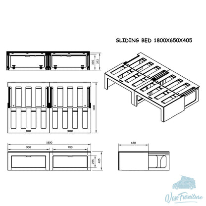 Standard Ply Sliding Bed