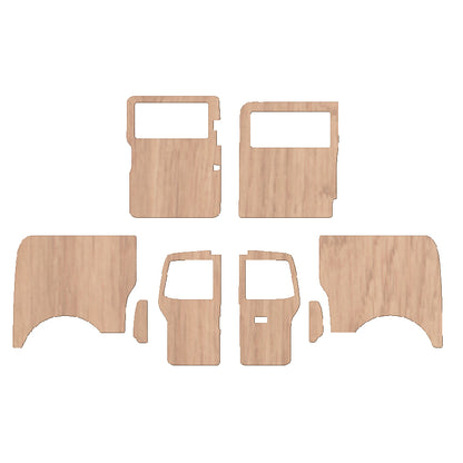 VW T5/6 Side Panels Ply Lining Kit With Window Surrounds