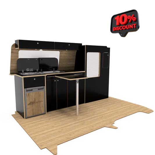 Square Backed Buffalo Universal Campervan Kitchen Interior Unit