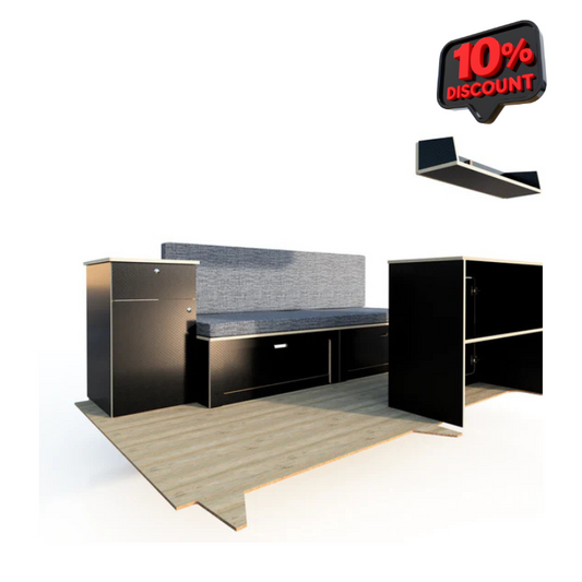 Buffalo Board Sliding Bed & Cabinet Bundle - Universal Kit