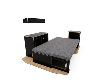 Buffalo Board Sliding Bed & Cabinet Bundle - Universal Kit