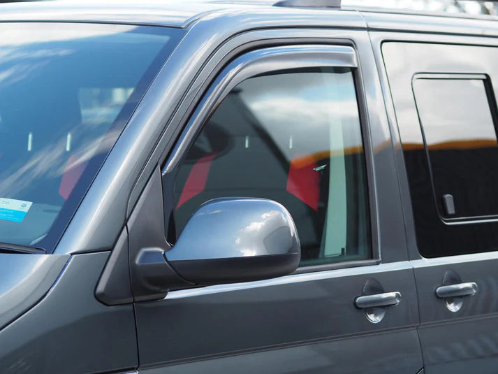 VW T5/6 Transporter In Channel Wind Deflectors Tinted