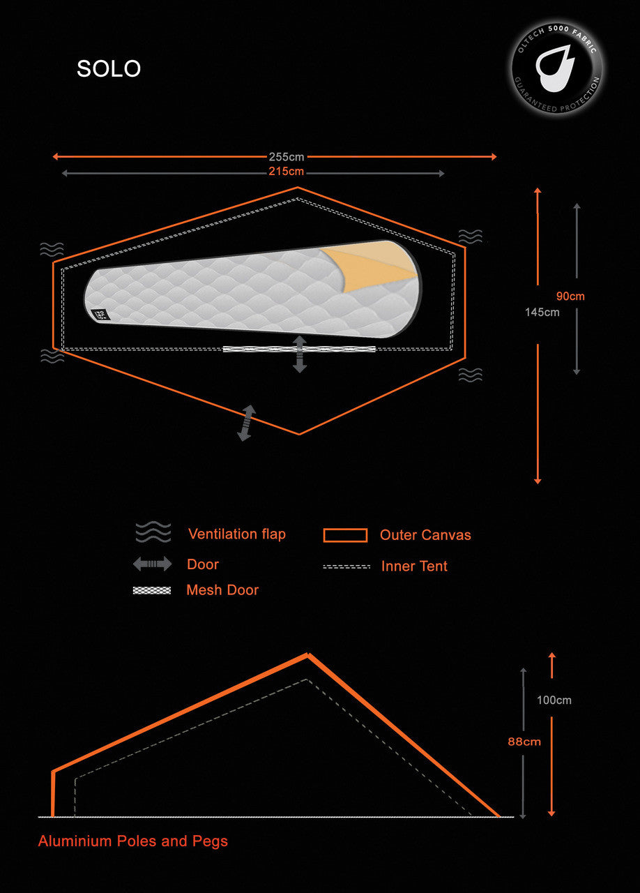 Solo 1 Berth Tent