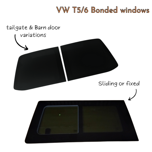 VW T5/6 Bonded Campervan Windows (Build your kit)